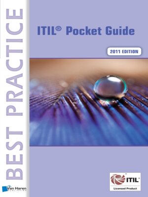 cover image of ITIL&#174; &ndash; a Pocket Guide 2011 Edition